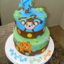 Jungle Themed Baby Shower Cake