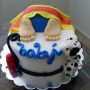 Firefighter Baby Shower Cake