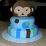 Monkey Baby Shower Cake