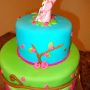 Baby Shower Cake Pink Owls 3