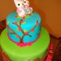 Baby Shower Cake Pink Owls 4