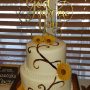 Sunflower Wedding Cake